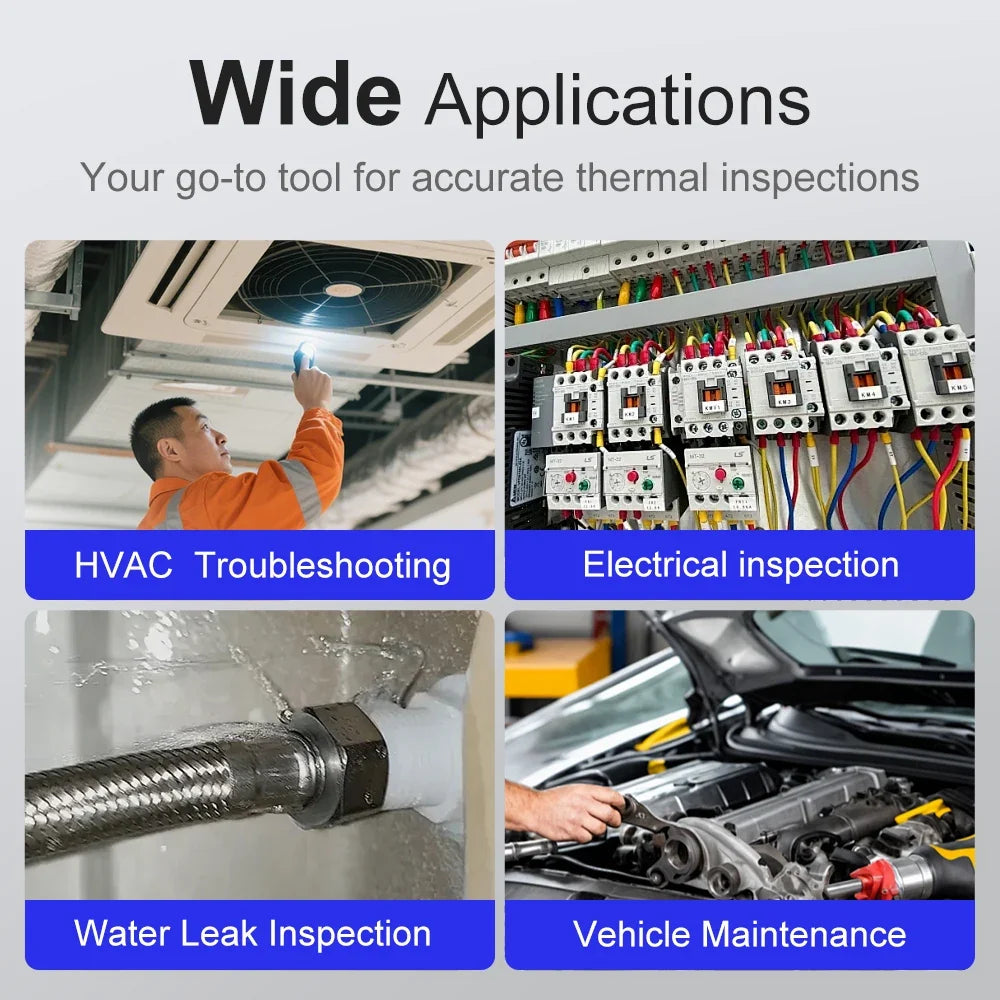 240x240 Handheld Thermal Imager for HVAC & Electrical
