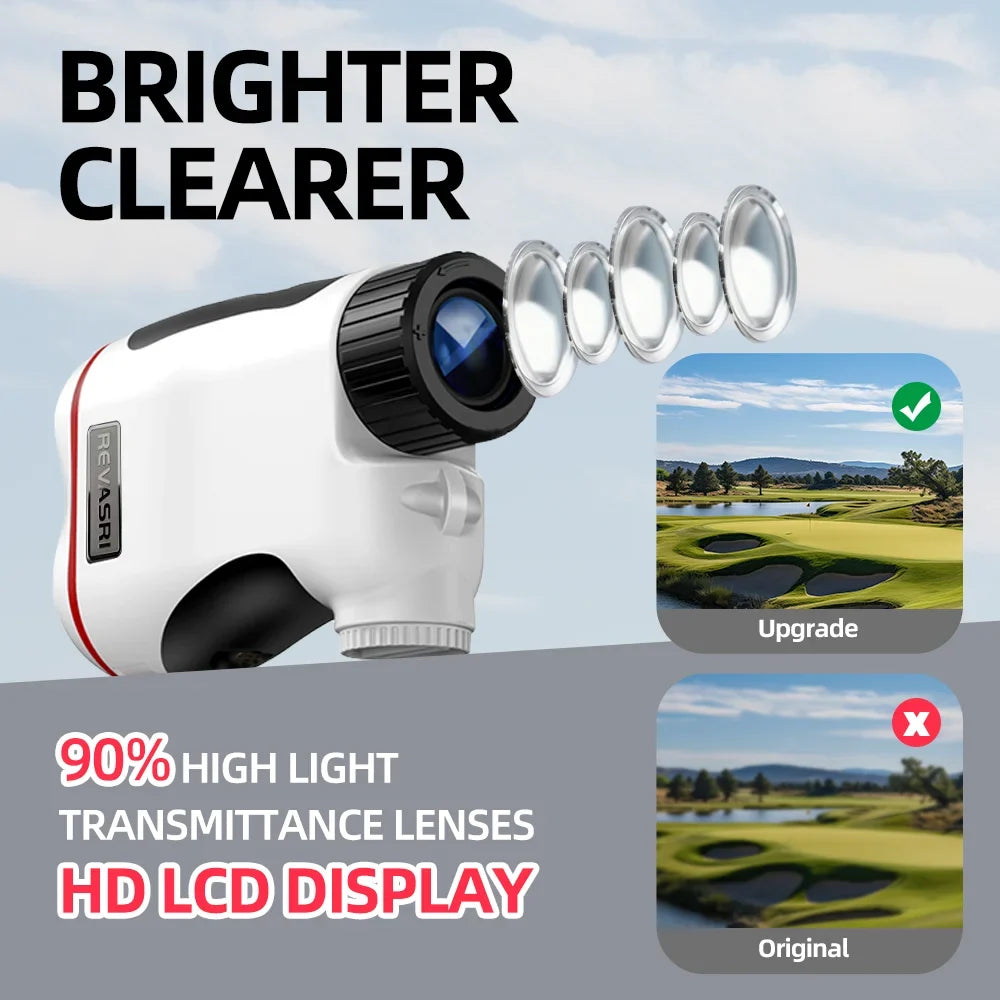 650Y Golf Rangefinder - Slope Compensation & Flag Lock
