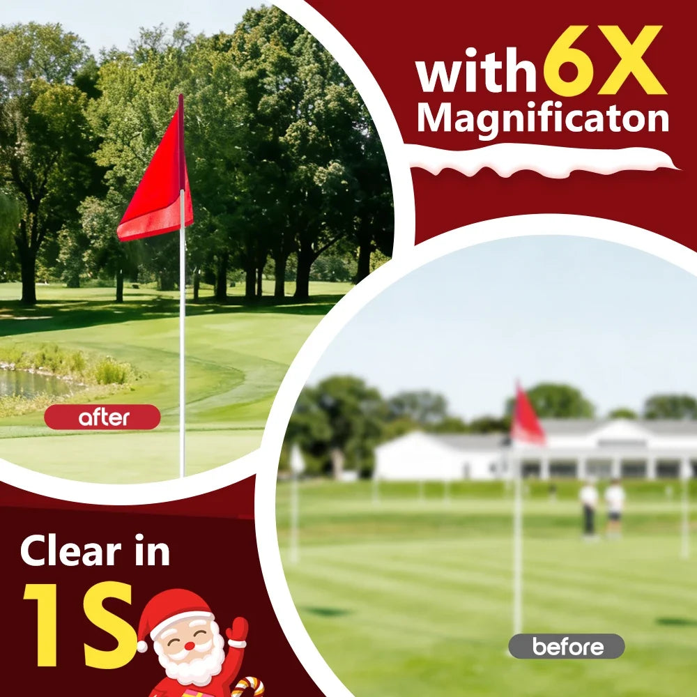 1300Y Golf Rangefinder - Slope Compensation & Flag Lock Pro