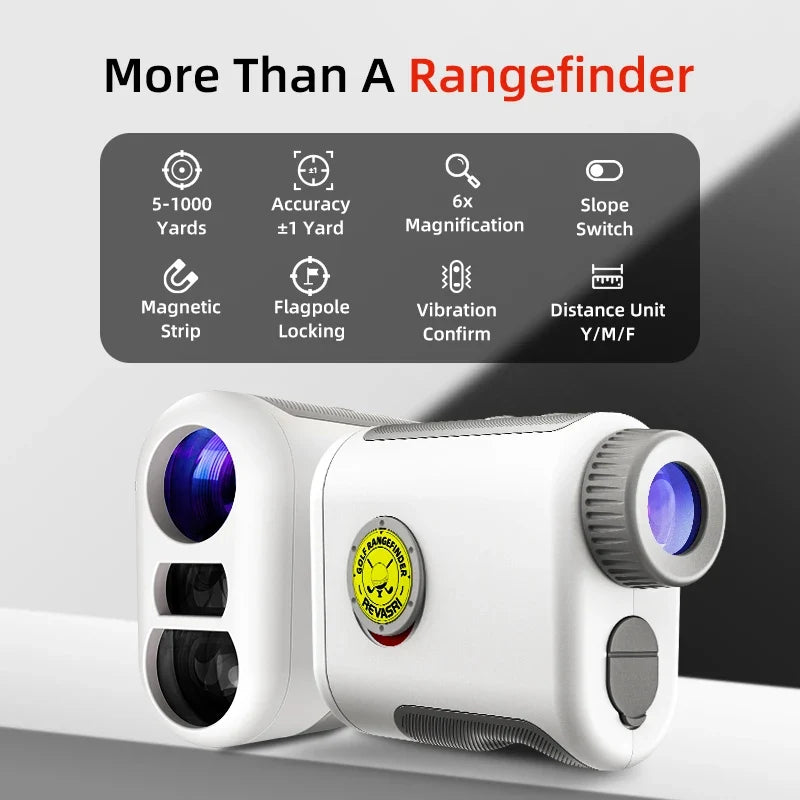 1000Yards Golf Laser Rangefinder Magnetic Tournament Legal