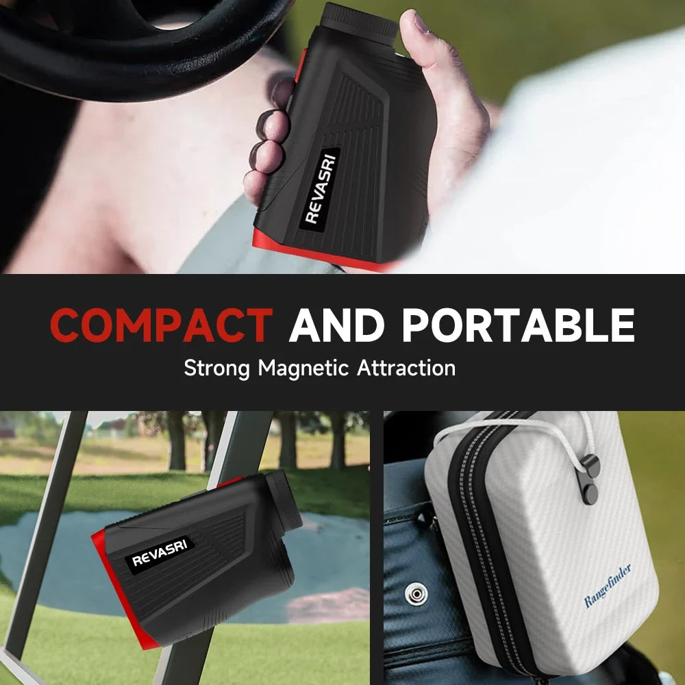 1300yd Laser Golf Rangefinder with Magnetic Mount