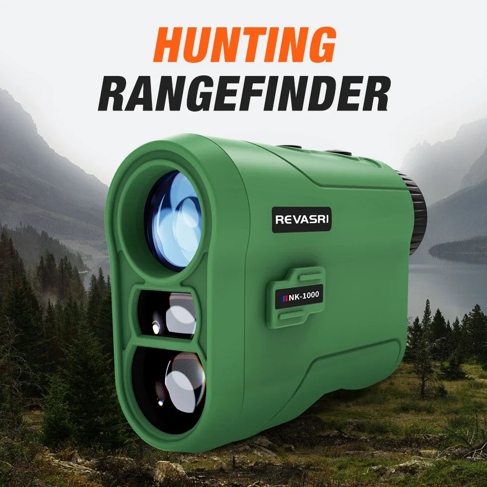 1000M Laser Rangefinder - Rechargeable Monocular for Hunting & Golf