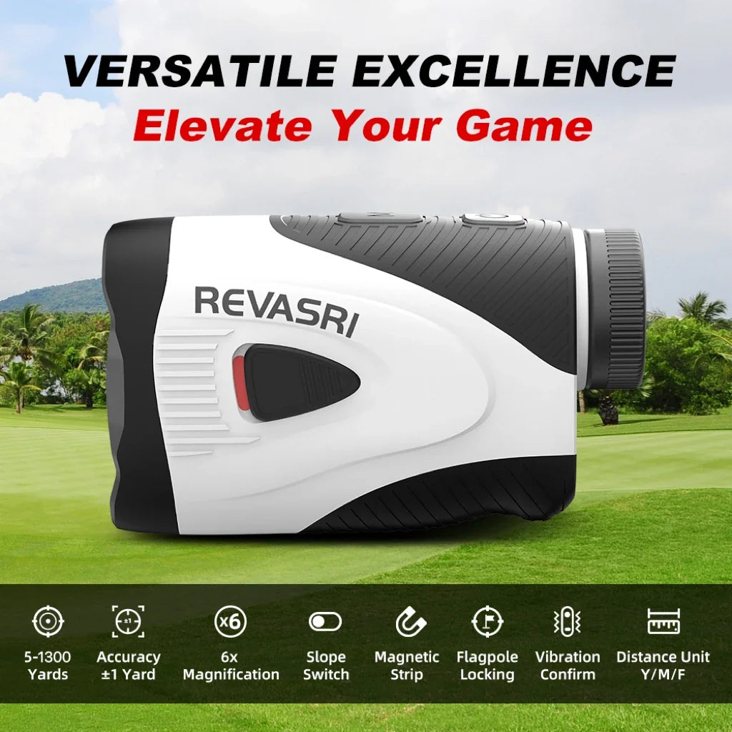 1300Y Magnetic Golf Rangefinder with Slope Switch