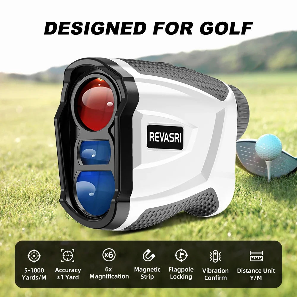 1090Y Golf Rangefinder - Magnetic Slope Flag Lock Pro