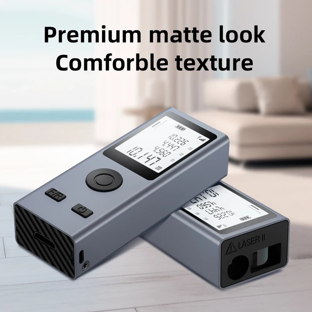 Mini Laser Rangefinder - Digital Tape Measure Aluminum for Interior Design