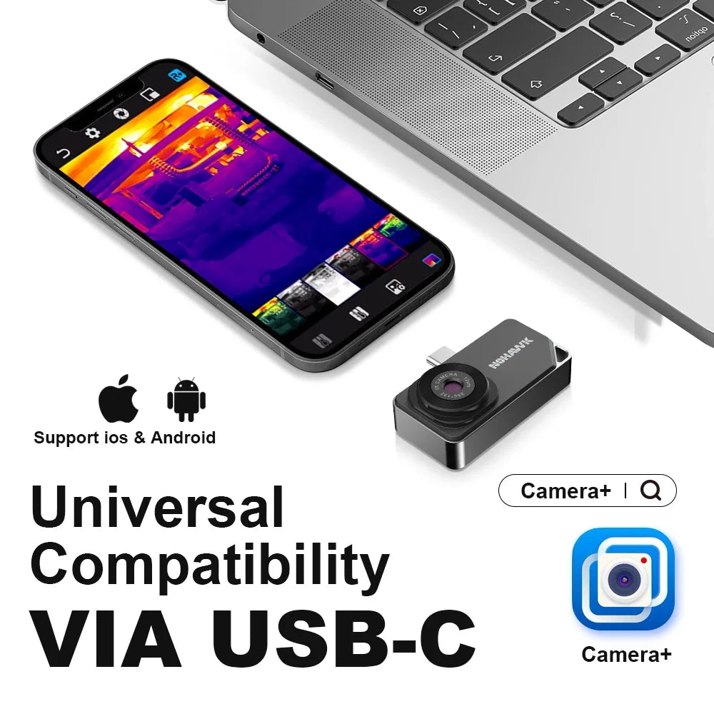 USB-C Thermal Imaging Camera for HVAC & Home Inspection