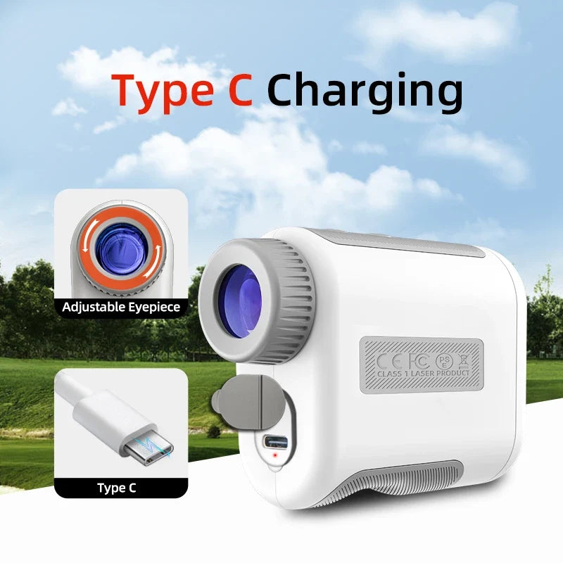 1000Yards Golf Laser Rangefinder Magnetic Tournament Legal