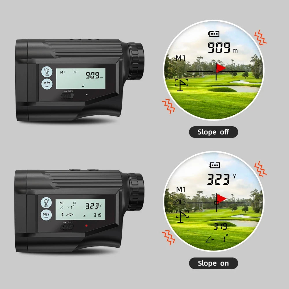 Golf Rangefinder with Slope Switch 1100Yards Tournament Legal