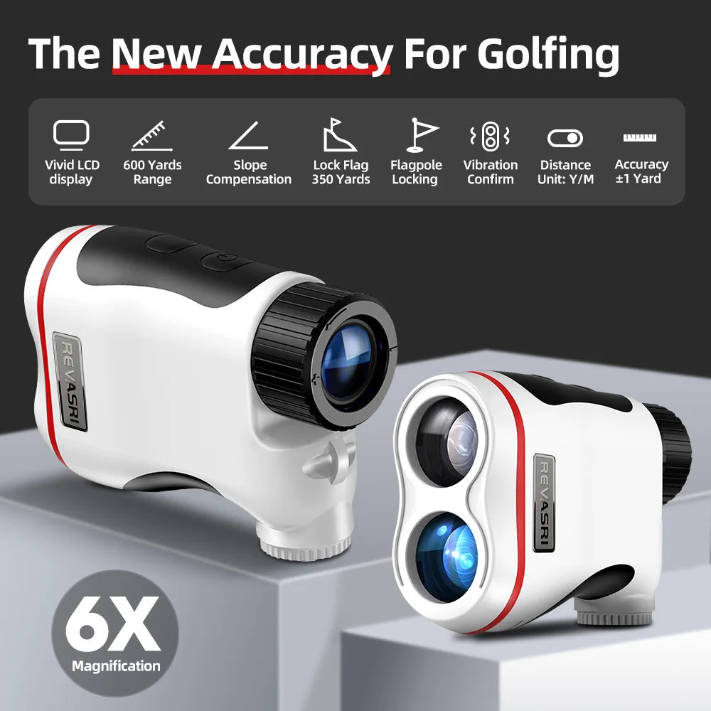 650Y Golf Rangefinder - Slope Compensation & Flag Lock