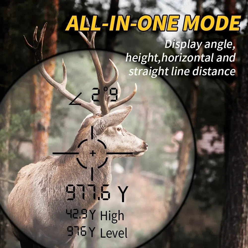 Hunting Laser Rangefinder Camo 1000m Target Acquisition