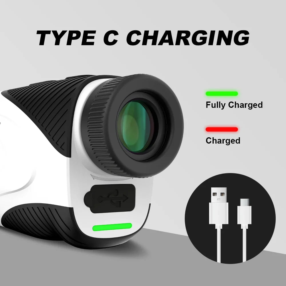 1300Y Magnetic Golf Rangefinder with Slope Switch