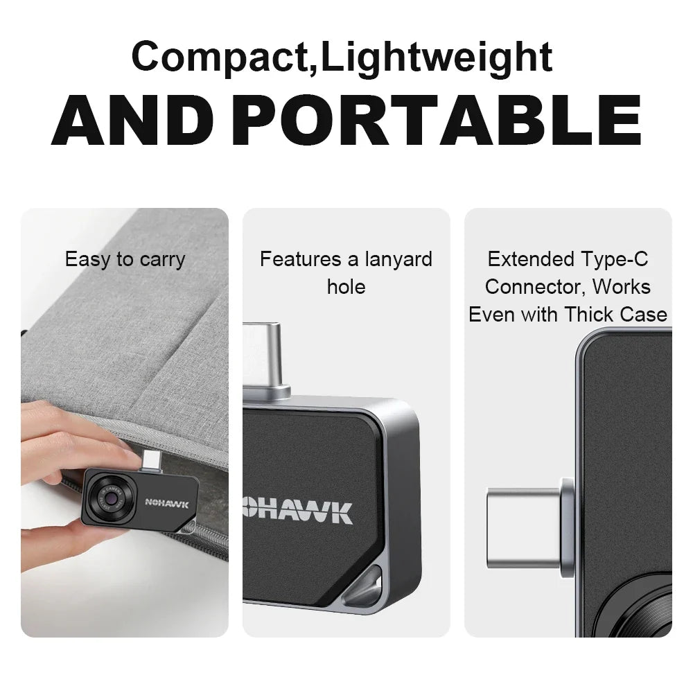 USB-C Thermal Imaging Camera for HVAC & Home Inspection