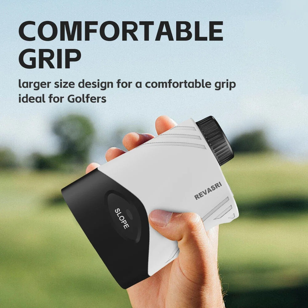 1000 Yard Golf Laser Rangefinder with Magnetic Slope Mount