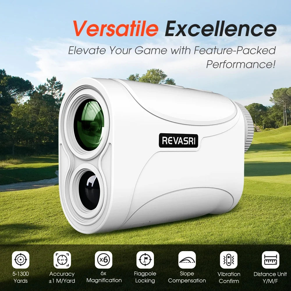 1300Y Golf Rangefinder with Slope & Vibration