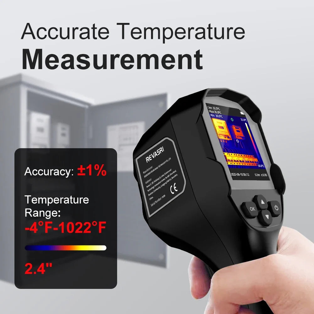 240x240 Handheld Thermal Imager for HVAC & Electrical