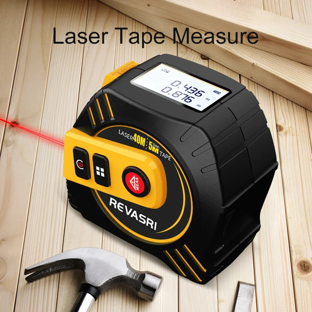 40M Digital Laser Tape Measure Smart Distance Meter Tool