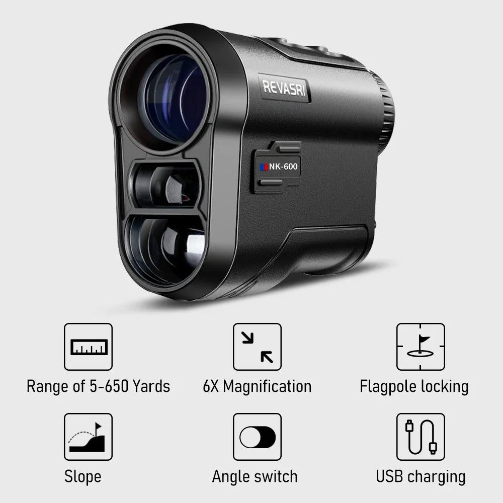 Golf Laser Rangefinder with Slope & Flag Lock