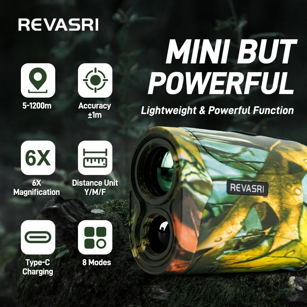 1200M Laser Rangefinder Portable for Hunting & Golf