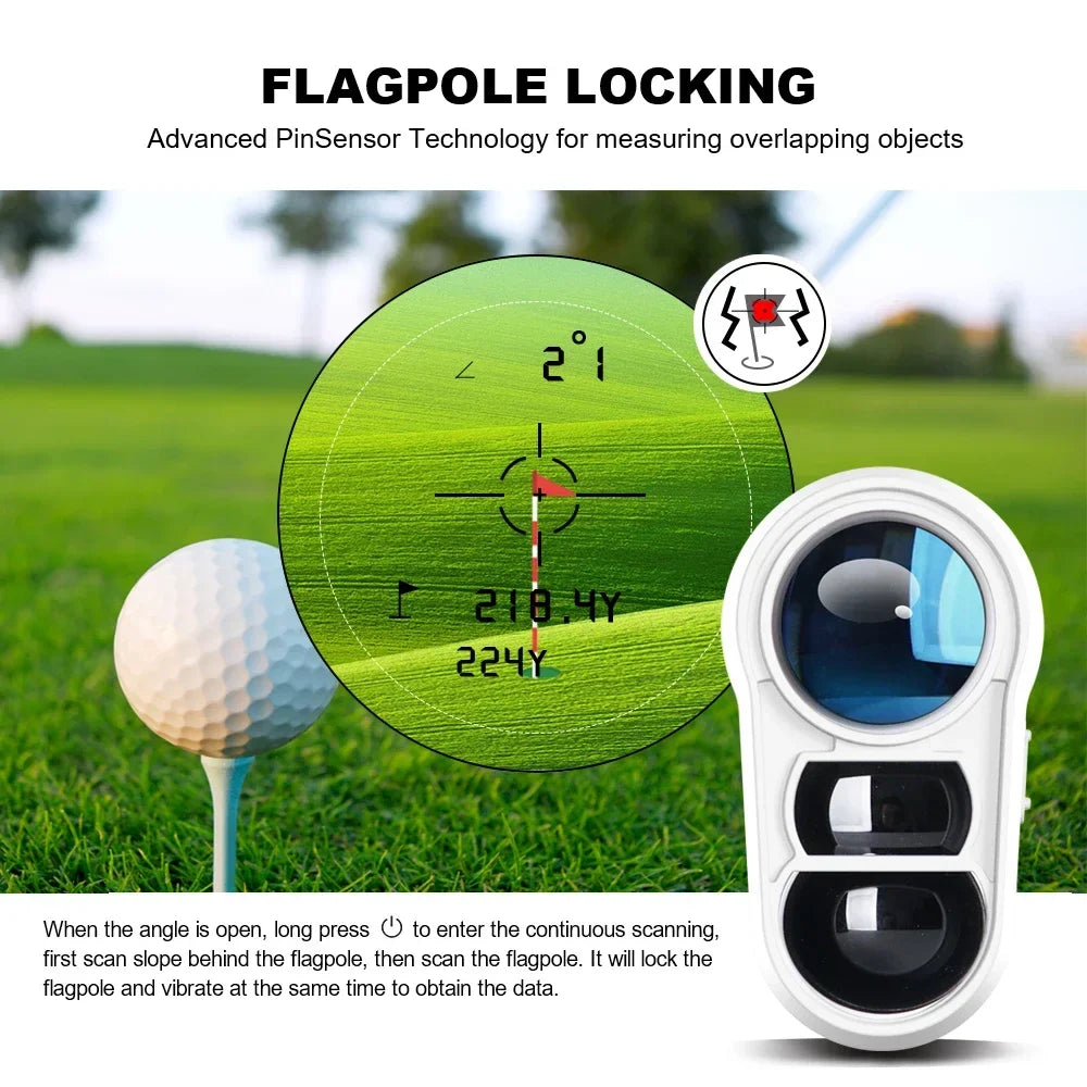 Laser Rangefinder 600M/1000M for Golf & Hunting