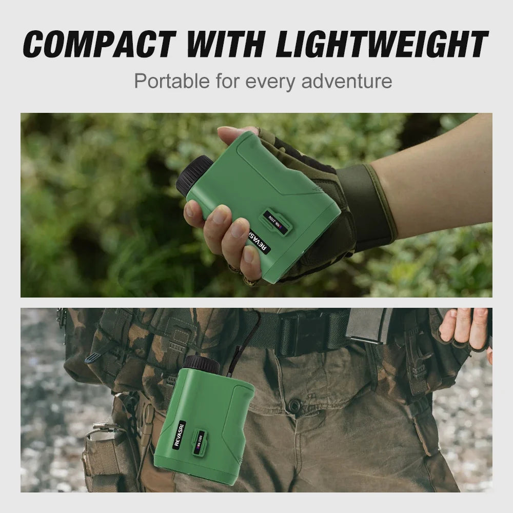 1000M Laser Rangefinder - Rechargeable Monocular for Hunting & Golf